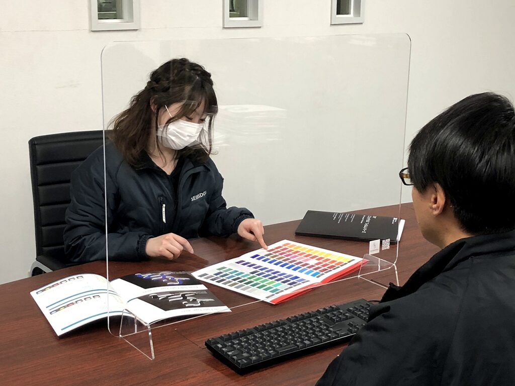 飛沫感染防止対策パーテーション【プロテクトバン】