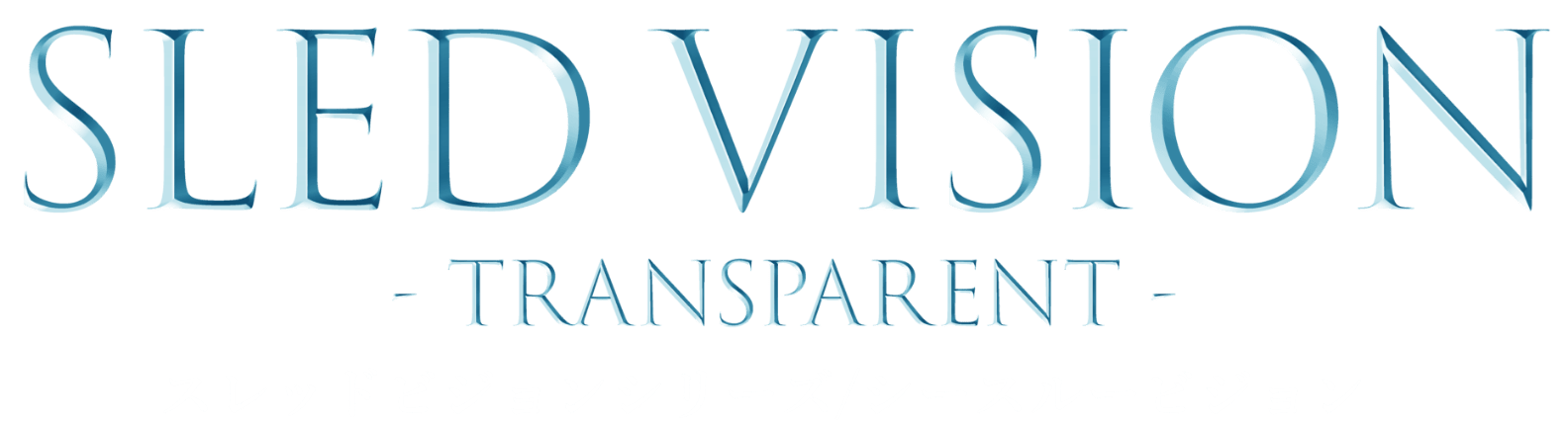 SLED VISION TRANSPARENT スレッドビジョンシリーズ/シースルービジョン