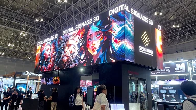 設置サービスで設置されたLEDビジョンの画像