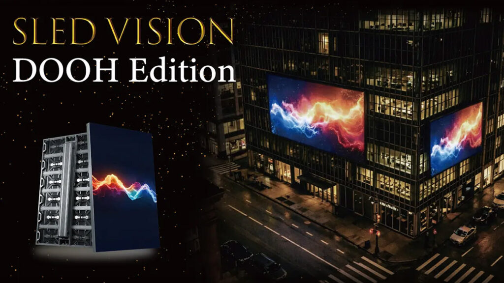 次世代型の屋外向けLEDディスプレイ「DOOH Edition」の提供を開始しました | SLED VISION | セイビ堂