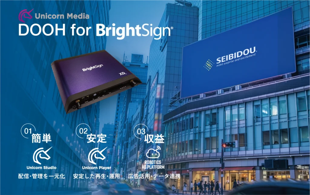 Unicorn Media DOOH for BrightSign®